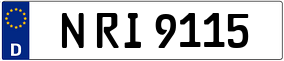 Truck License Plate